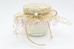 Βαζάκι Βανίλια  πέρλα (853423)