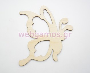 Ξύλινο Διακοσμητικό πεταλούδα (600534)