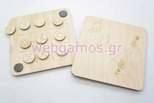 Ξύλινη Τρίλιζα κρητική λύρα (700421)