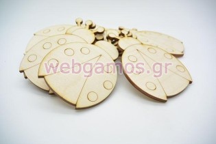 Ξύλινο Διακοσμητικό πασχαλίτσα (500211)