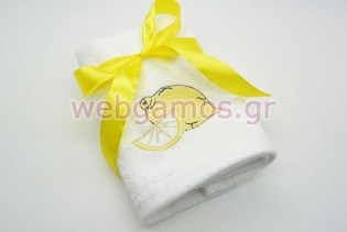 Μπομπονιέρα Πετσέτα λεμόνι (tow5314)