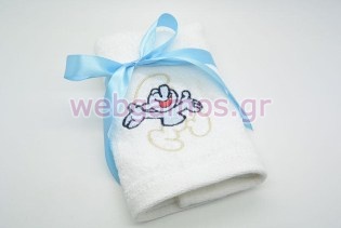 Μπομπονιέρα Πετσέτα στρουμφάκι (tow1367)