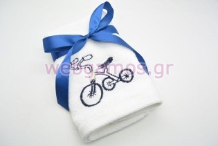 Μπομπονιέρα Πετσέτα ποδηλατάκι (tow1339)