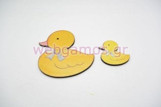 Ξύλινο Διακοσμητικό παπάκι (1406)