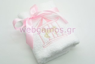 Μπομπονιέρα Πετσέτα καρουζέλ (tow1373)