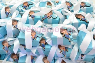 Μπομπονιέρα Βάπτισης ποδοσφαιριστής (853625)