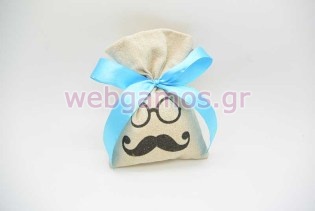 Μπομπονιέρα Πουγκί μικρός κύριος (853651)