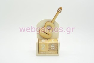 Μπομπονιέρα Ημερολόγιο κιθάρα (853119)