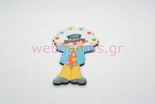 Ξύλινο Διακοσμητικό ζογκλέρ (xd0841)