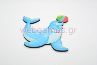 Ξύλινο Διακοσμητικό ζωάκια τσίρκου (xd0840)