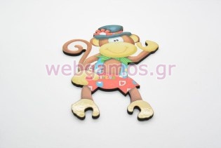 Ξύλινο Διακοσμητικό ζωάκια τσίρκου (xd0837)