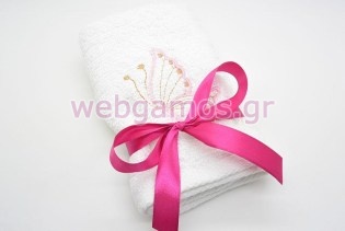 Μπομπονιέρα Πετσέτα πεταλούδα (tow6243)