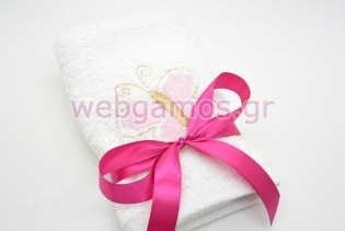 Μπομπονιέρα Πετσέτα πεταλούδα (tow6244)