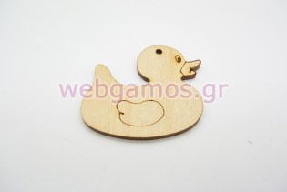 Ξύλινο Διακοσμητικό παπάκι (011600109)