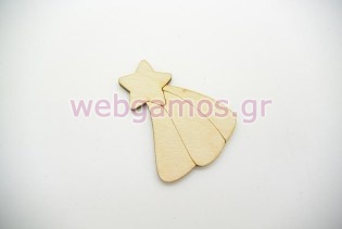 Ξύλινο Διακοσμητικό αστέρι (011600138)