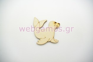 Ξύλινη Διακοσμητική φώκια (011600133)