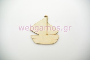 Ξύλινο Διακοσμητικό καράβι (011600127)