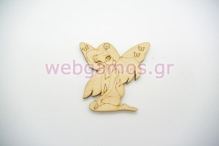 Ξύλινη Διακοσμητική νεράιδα (011600148)