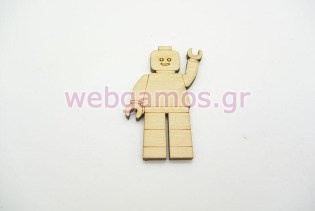 Ξύλινο Διακοσμητικό lego (011600051)