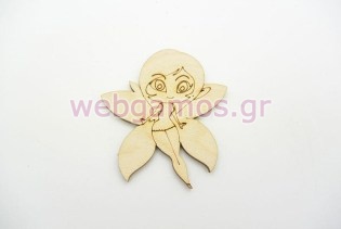  Ξύλινη Διακοσμητική νεράιδα (011600056)