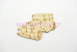 Ξύλινο Διακοσμητικό αυτοκίνητο αντίκα (011600052)