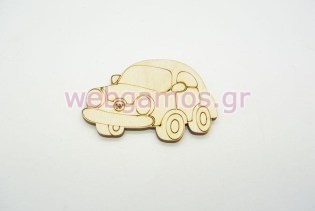 Ξύλινο Διακοσμητικό αυτοκίνητο σκαραβαίος (011600060)