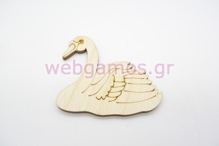 Ξύλινος Διακοσμητικός κύκνος (011600070)