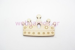 Ξύλινη Διακοσμητική κορώνα (011600076)