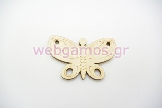 Ξύλινη Διακοσμητική πεταλούδα (011600086)