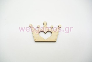 Ξύλινη Διακοσμητική κορώνα (011600078)