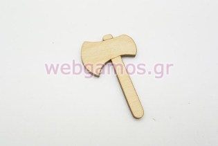 Ξύλινο Διακοσμητικό τσεκούρι (011600158)