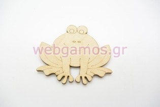 Ξύλινος Διακοσμητικός βάτραχος (011600187)