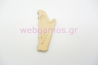 Ξύλινη Διακοσμητική άρπα (011600195)