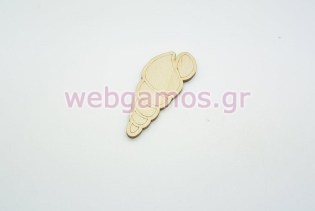 Ξύλινο Διακοσμητικό κοχύλι (011600219)