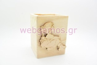 Μπομπονιέρα Ξύλινη Μολυβοθήκη sarah kay (152089)