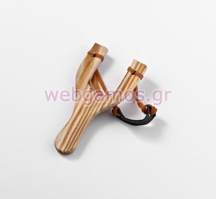 Μπομπονιέρα Βάπτισης ξύλινη σφεντόνα (208-3201)