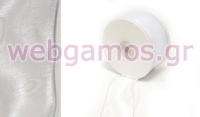 ΚΟΡΔΕΛΑ ΟΡΓΑΝΤΖΑ ΛΕΥΚΗ ΜΕ ΣΥΡΜΑ 3.8cm x 25Y 0501349