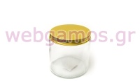 ΒΑΖΟ 500ml ΜΕ ΧΡΥΣΟ ΒΙΔΩΤΟ ΚΑΠΑΚΙ 10cm x 9cm 0503309