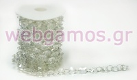 ΡΟΛΟ ΓΙΡΛΑΝΤΑ ΜΕ ΚΡΥΣΤΑΛΛΑΚΙΑ 7m x 1cm 0514005
