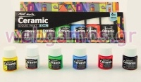 ΣΕΤ 6 ΧΡΩΜΑΤΩΝ ΓΙΑ ΚΕΡΑΜΙΚΕΣ ΕΠΙΦΑΝΕΙΕΣ 20ml 0515032