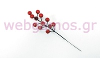 ΧΡΙΣΤΟΥΓΕΝΝΙΑΤΙΚΟ ΚΛΑΔΙ ΚΟΚΚΙΝΟ ΜΕ ΚΑΡΠΟ 0517793