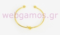 ΜΕΤΑΛΛΙΚΟ ΧΡΥΣΟ ΒΡΑΧΙΟΛΙ ΜΕ ΚΟΜΠΟ 0517904