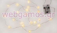 ΓΙΡΛΑΝΤΑ 2m ΜΕ 20 ΜΠΑΛΙΤΣΕΣ LED ΜΠΑΤΑΡΙΑΣ 0519565