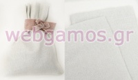 ΠΟΥΓΚΙ ΑΣΠΡΟ 12.5cm x 17cm ΤΥΠΟΥ ΓΑΖΑ ΚΟΛΑΡΙΣΜΕΝΟ ΜΕ ΑΣΗΜΟΚΛΩΣΤΗ 0527350