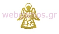 ΜΕΤΑΛΛΙΚΟΣ ΑΓΓΕΛΟΣ 8cm x 9cm 0530001
