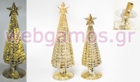 ΧΡΙΣΤΟΥΓΕΝΝΙΑΤΙΚΟ ΔΕΝΤΡΟ ME LED ΜΙΚΡΟ 24cm FH-220520 0530060