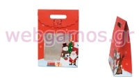 ΤΣΑΝΤΑ ΧΡΙΣΤΟΥΓΕΝΝΙΑΤΙΚΗ ΜΕ ΠΑΡΑΘΥΡΟ 15.5cm x 21.5cm 0530138