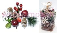 ΧΡΙΣΤΟΥΓΕΝΝΙΑΤΙΚΑ ΔΙΑΚΟΣΜΗΤΙΚΑ ΜΕ ΚΟΥΚΟΥΝΑΡΙΑ 0530156