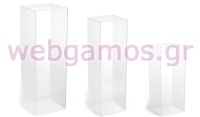 ΑΚΡΥΛΙΚΟ ΣΤΑΝΤ ΔΙΑΦΑΝΕΣ 5mm ΣΕΤ/3 0621446