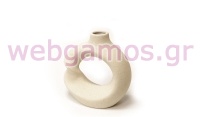 ΚΕΡΑΜΙΚΟ ΒΑΖΟ ΣΤΡΟΓΓΥΛΟ 15cm 0621470